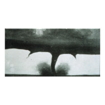 Oldest Known Photograph of a Tornado from 1884 Photo Card