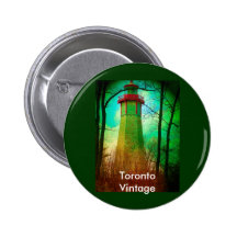 Oldest Light House in Toronto Pinback Buttons