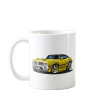 Olds Cutlass 442 Yellow car Mugs