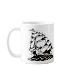 Olds Skool Tattoo Sailing Ship Navy Mugs