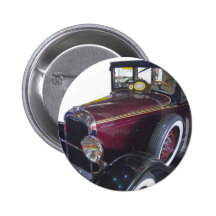Oldtimer car pinback button