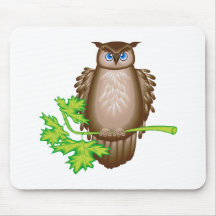 Oleg Owl Mouse Mats