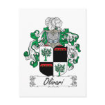 Olivari Family Crest postcards