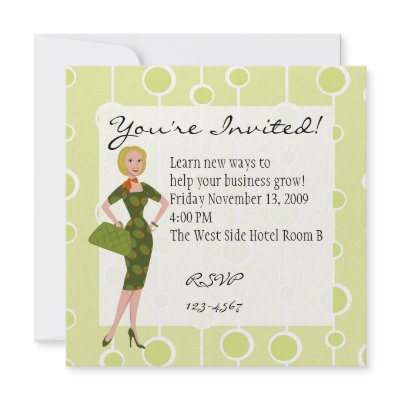 Olive Dress Personalized Invitations by trennea