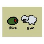 Olive Ewe Post Cards