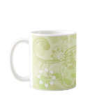 olive flowers mugs
