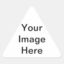 Olive Green and Whie Tote Bag Triangle Sticker