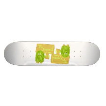 Olive Green Go Organic Skate Board