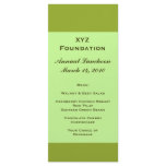Olive Green Menu rack cards