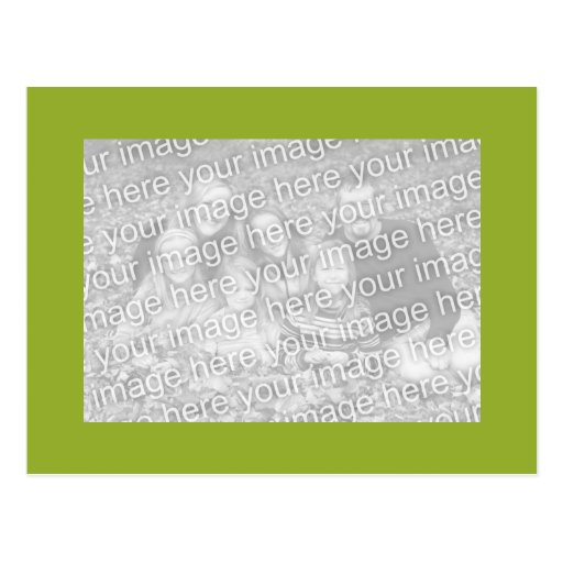 Olive Green Photocards Post Card