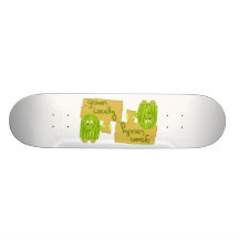 Olive grown locally skateboard decks