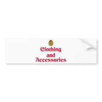 Olive (I Love) Clothing and Accessories bumper stickers