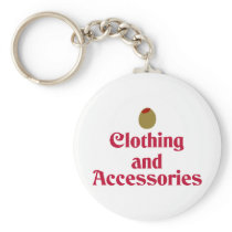 Olive (I Love) Clothing and Accessories keychains