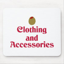 Olive (I Love) Clothing and Accessories mousepads