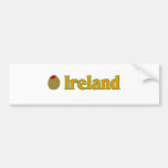 Olive (I Love) Ireland Bumper Sticker