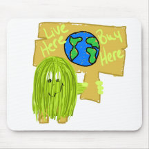 Olive Live here buy here Mousepad