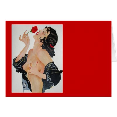 Olive Thomas Greeting Card by taiche