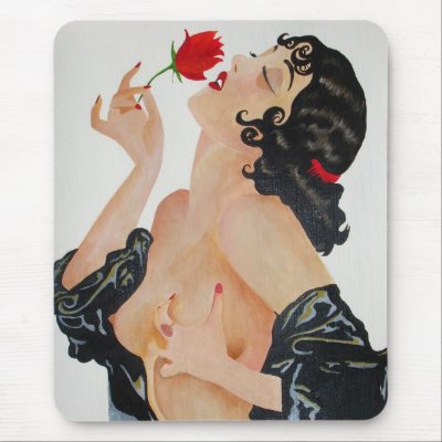 Olive Thomas Mousepad by taiche