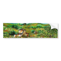 OLIVE TREES IN TUSCANY BUMPER STICKER