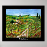 Olive trees in Tuscany posters