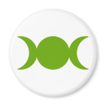 Olive Triple Goddess Refrigerator Magnet
