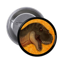 Olive Tyrannosaurus buttons