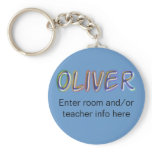 Oliver Name Tag Key chain