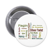 Oliver Twist Characters Pins