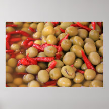 Olives and Chillies Poster/Print