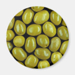 Olives texture refrigerator magnets