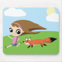 Olivia and Cheddar mousepads