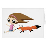 Olivia and Cheddar the Fox cards