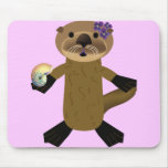 Olivia Otter mousepads
