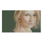 Olivia Portrait by David Wells business cards