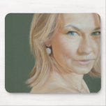 Olivia Portrait by David Wells mousepads