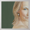 Olivia Portrait by David Wells posters