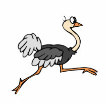 Ollie Ostrich Photo Sculpture