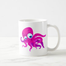 Olly The Octopus Coffee Mugs