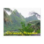 Olomana mountain postcard