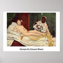 Olympia By Edouard Manet Print