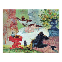 Olympia By Paul Cézanne (Best Quality) Invite