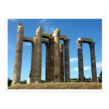 olympian zeus border postcards