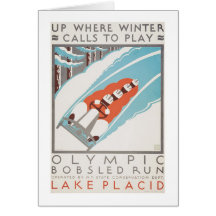 Olympic Fun Lake Placid 1936 WPA Cards