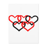 Olympic Hearts postcards
