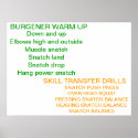 Olympic Lifting Warm-Up posters