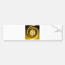 Om 7 bumper stickers
