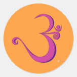 Om - alicious (pink) Sticker