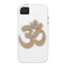 OM At The Beach Yoga Vibe iPhone 4 Covers