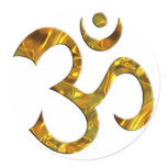 OM / AUM - GOLD stickers