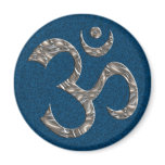 OM / AUM - SILVER magnets